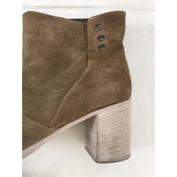Cordani Suede Slip On Side Snap Ankle Boots Italy - Picture 7 of 12